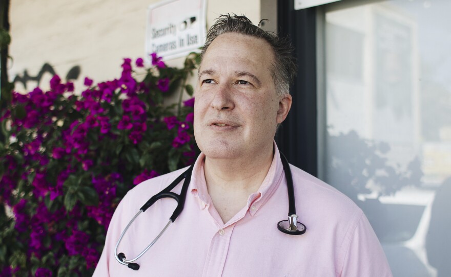 Dr. Jesse Clark is an infectious disease specialist at the University of California, Los Angeles. The COVID pandemic "has spurred people to try to end the HIV epidemic again," he says.