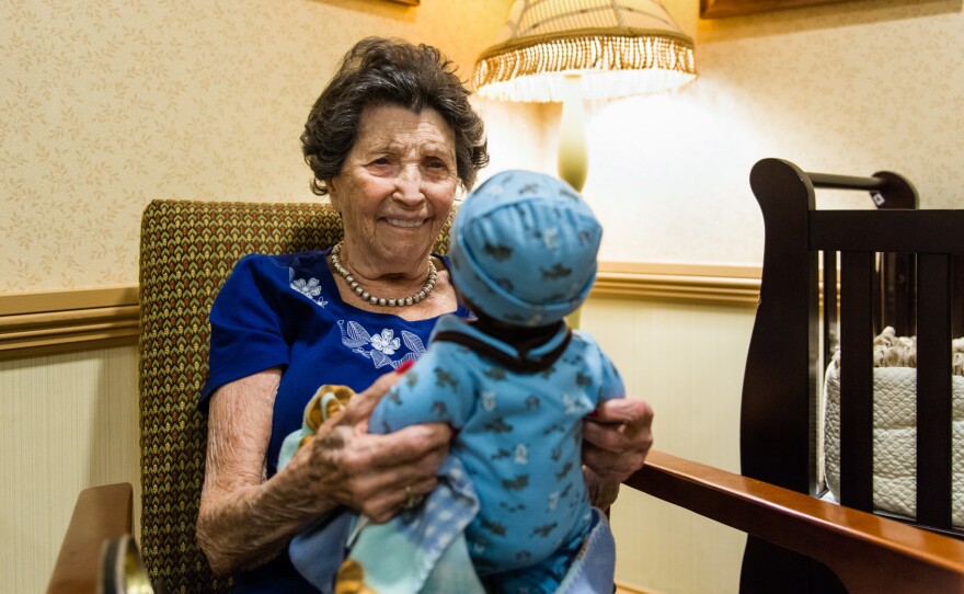 When asked what she likes about the dolls, Guzofsky says, "I love babies."