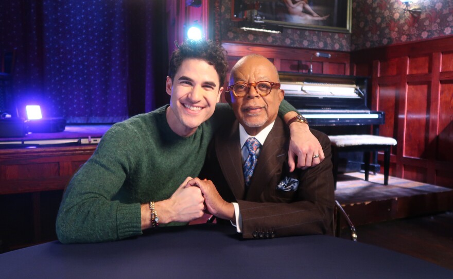 Henry Louis Gates and Darren Criss