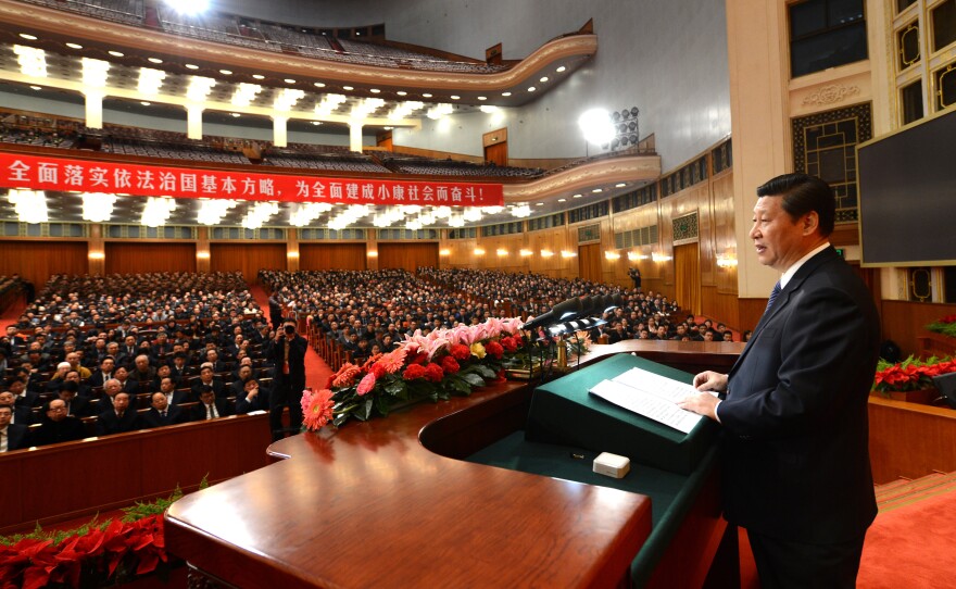 President Xi Jinping, shown speaking in 2012, has launched a number of crackdowns, like limited Internet speech. But his anti-corruption drive has helped make him widely popular among ordinary Chinese.