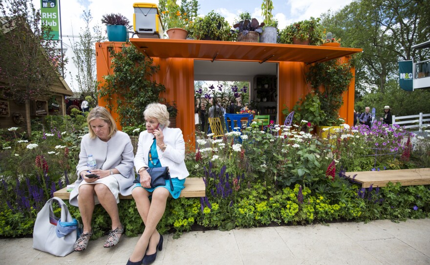 The garden designed by Ann-Marie Powell was created to raise awareness of the potential positive effects gardening can have on well-being.