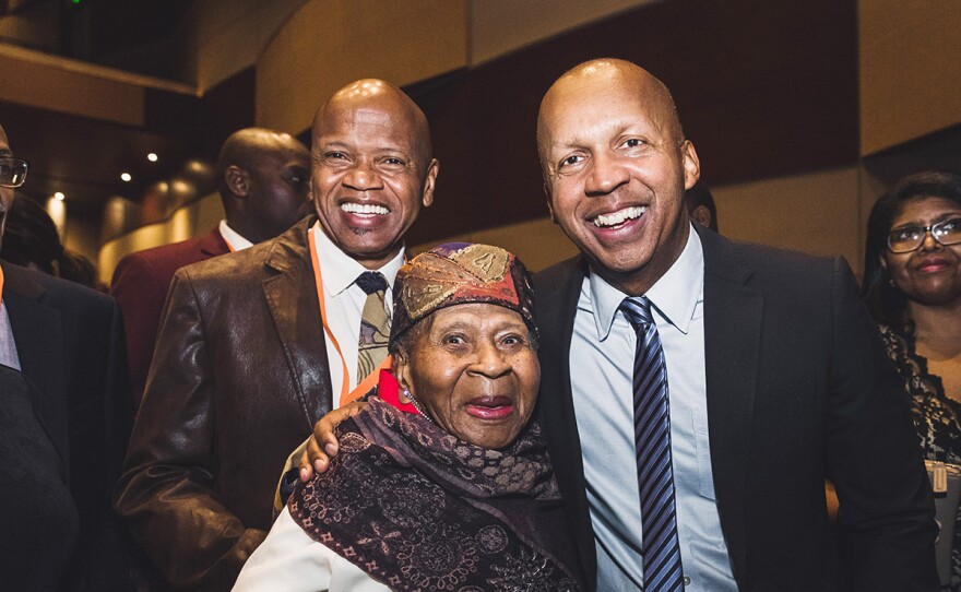 Tarabu (Mamie's son), Mamie Lang Kirkland and Bryan Stevenson