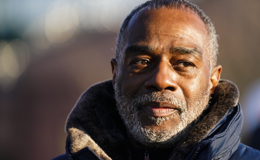 Willie Stokes walks from a state prison in Chester, Pa., on Tuesday after his 1984 murder conviction was overturned because of perjured witness testimony.