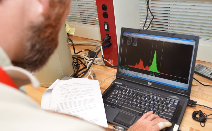 Each kind of nuclear material has a unique radioactive fingerprint. Inspectors use that signature to identify and quantify the material.