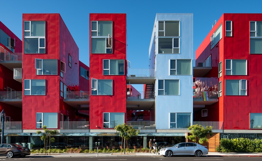 The Eitol multi-family building in Hillcrest, a 2018 San Diego Architectural Foundation Onion award recipient, is pictured in this undated photo.