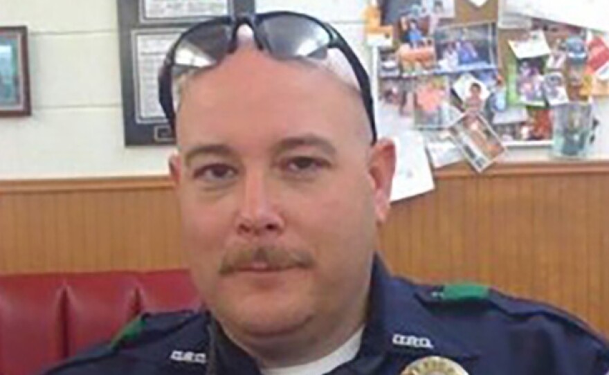 Brent Thompson, of Dallas Area Rapid Transit, was one of five officers killed in a shooting in Dallas.
