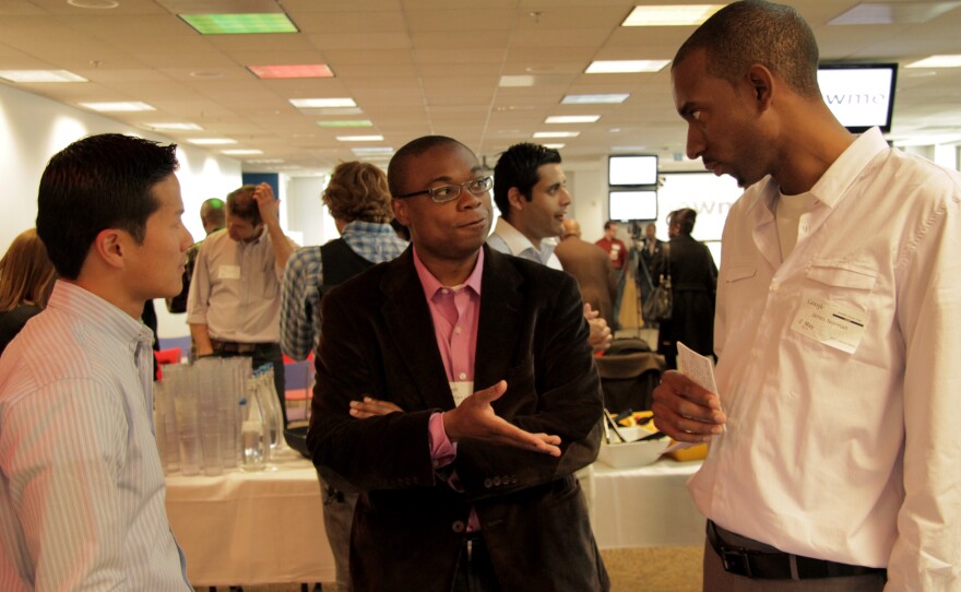 As part of the New Media Entrepreneurship camp, participants paid a visit to Google.