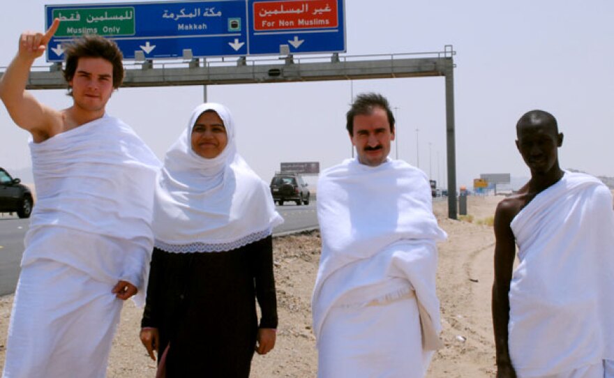 Young Muslims leave their homes and families to take the journey of a lifetime, bound for Saudi Arabia on their first pilgrimage to Mecca.