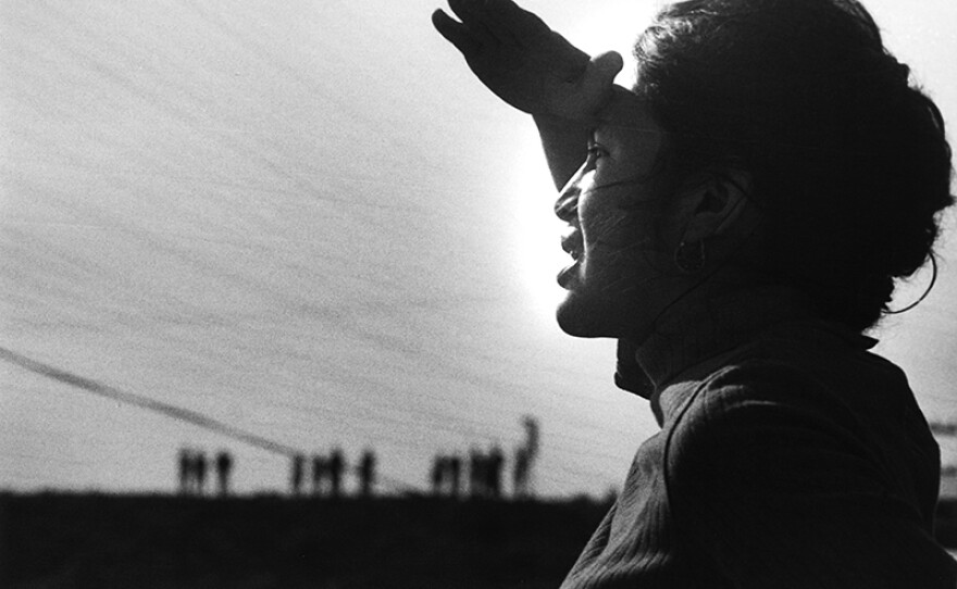 Dolores Huerta at the Delano Strike in 1966.