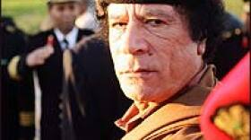 Libyan leader Moammar Gadhafi.