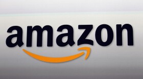 The Amazon logo is shown in this undated photo.