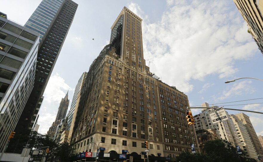 A view of the Trump Park Avenue building in New York. President Trump's properties have been attracting a large and generous circle of buyers, from wealthy Russians to a Chinese businesswoman, and many questions are being raised about the ethics of these deals.