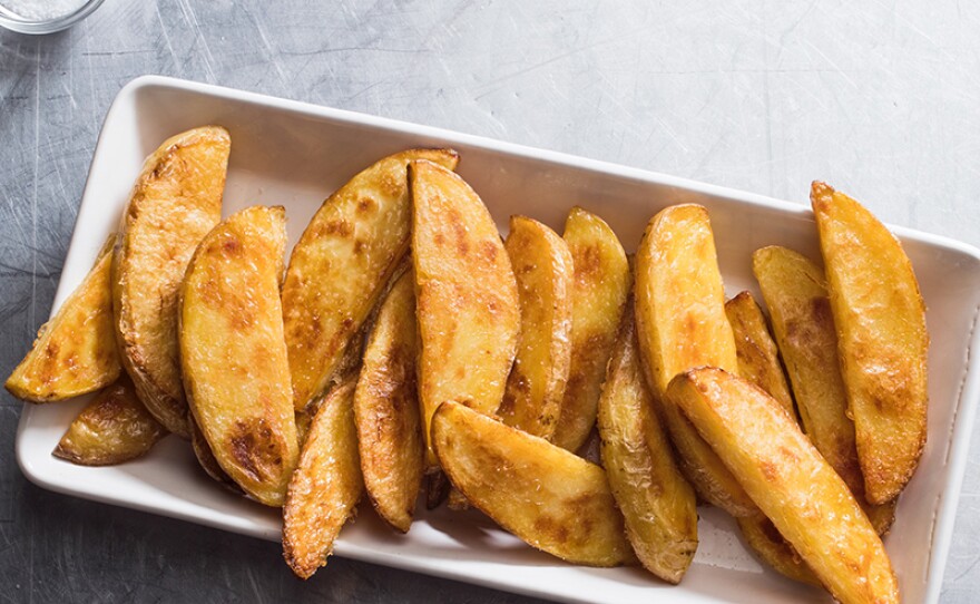 Thick-cut oven fries