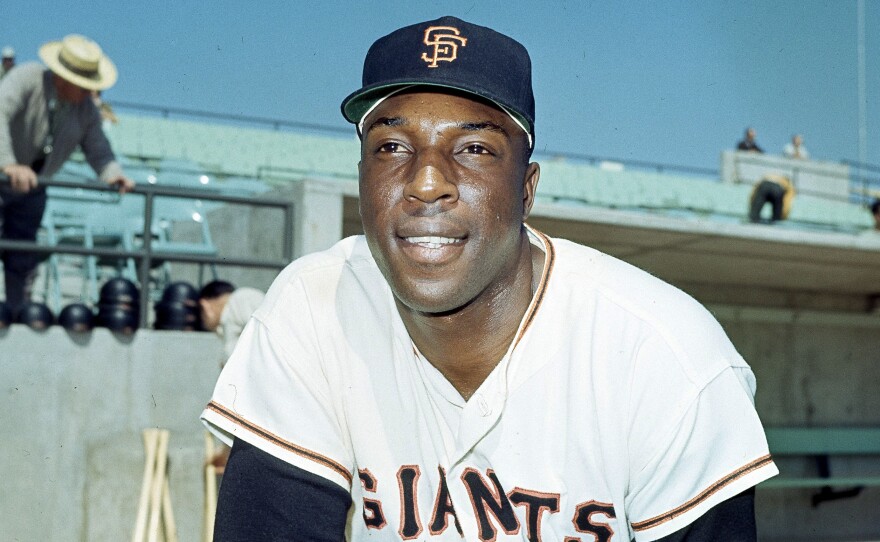Willie McCovey of the San Francisco Giants pictured in April 1966 near the height of his 21 year career. He pleaded guilty to tax evasion in 1995 and was pardoned by President Obama.