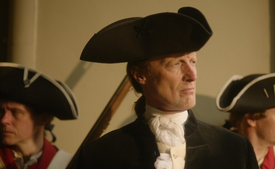 George Washington played by Charlie Jeffrey.