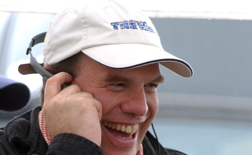 David Simon, creator of the HBO series The Wire, on the set in 2002.