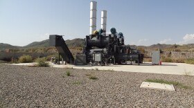 Never used incinerator at FOB Salerno.