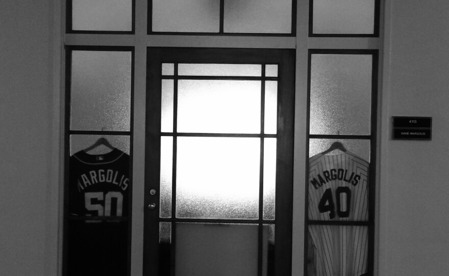 Margolis' office seen Wednesday morning.