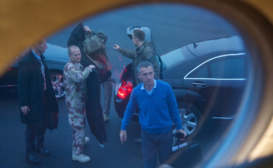 NATO Secretary General Jens Stoltenberg on this way to Kabul.