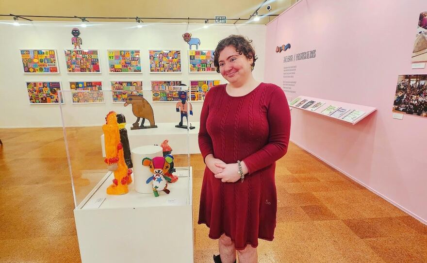 Zoe Burl Hahn presents her artwork as a resident artist with Revision San Diego.