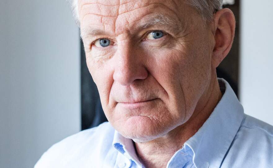 Jan Egeland, secretary general of the Norwegian Refugee Council, in his office in Oslo. His reaction to the Hilton Humanitarian Prize being awarded to the council: "It's a considerable sum of money but of equal importance is the recognition and prestige. I regard this as the Nobel Prize for humanitarian work."