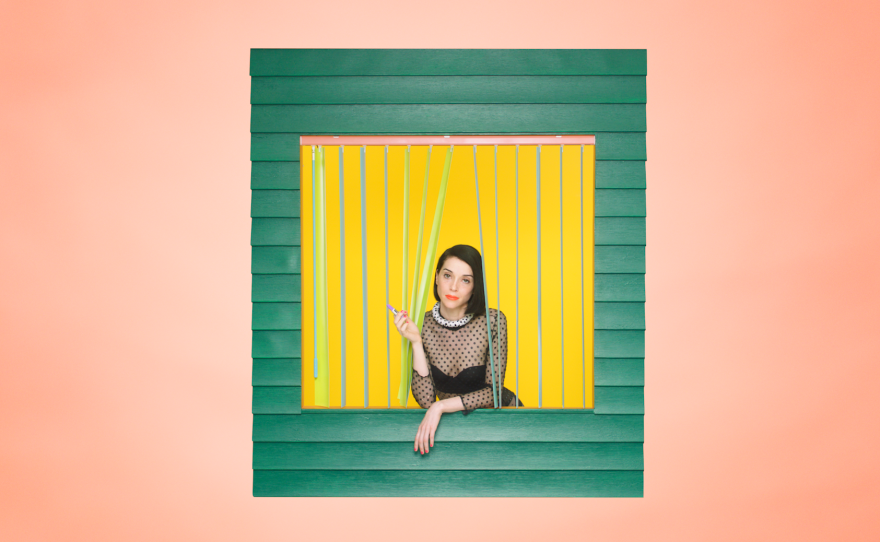 A 2017 photo of Annie Clark of the band St. Vincent.