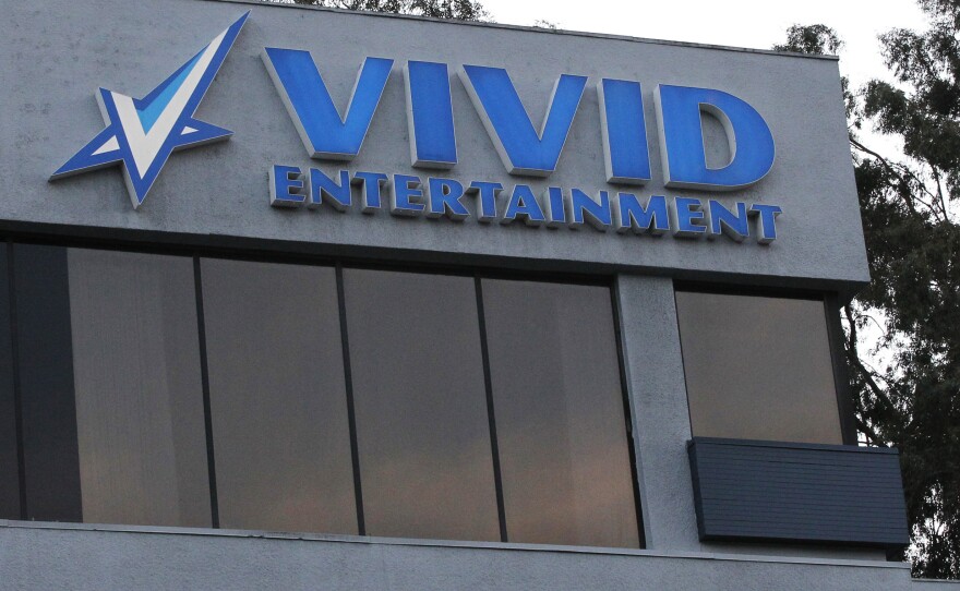 Adult film production company Vivid Entertainment Group has sued Los Angeles County over the condom measure.