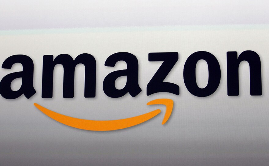 The Amazon logo is shown in this undated photo.