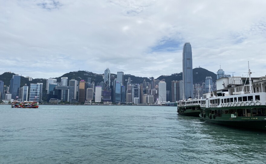 Hong Kong's Star Ferry shuttles passengers back and forth across Victoria Harbor. This spring, the Star Ferry reported a loss of about $9 million since the middle of 2019. Ridership has plummeted.