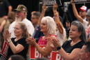 Supporters of Rep. Andy Biggs, who is running in the Republican primary for Arizona governor, at a campaign event last week.