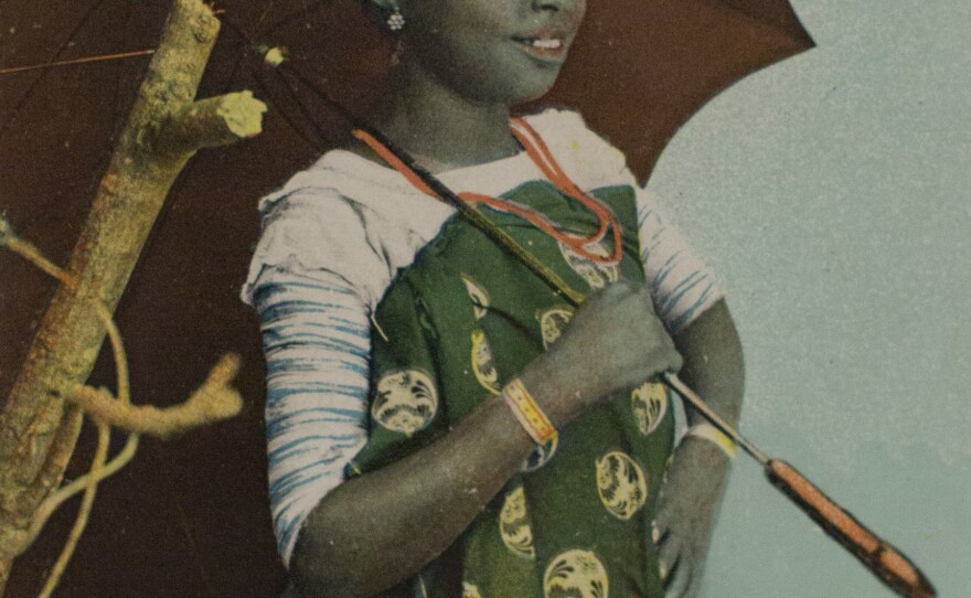 <em>Rapariga da Africa Oriental</em> (present-day Tanzania) by J.P. Fernandes. Photograph taken before 1900; postcard printed circa 1912.