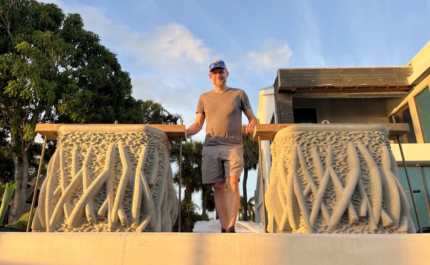 "I've always wanted to be near water," says Keith Van de Riet. "And the idea of creating things that are beneficial for people and other species — I find that appealing."