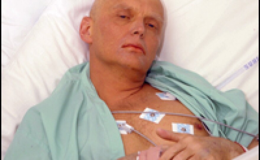 Alexander Litvinenko lies in the Intensive Care Unit of University College Hospital in London, Nov. 20, 2006. The photo was released by Alexander Litvinenko's family.