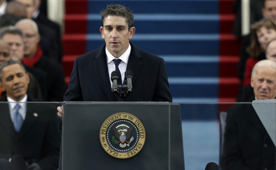 Poet Richard Blanco says that appearing at President Obama's second inauguration made him feel as if, for the first time, he "had a place at the American table."