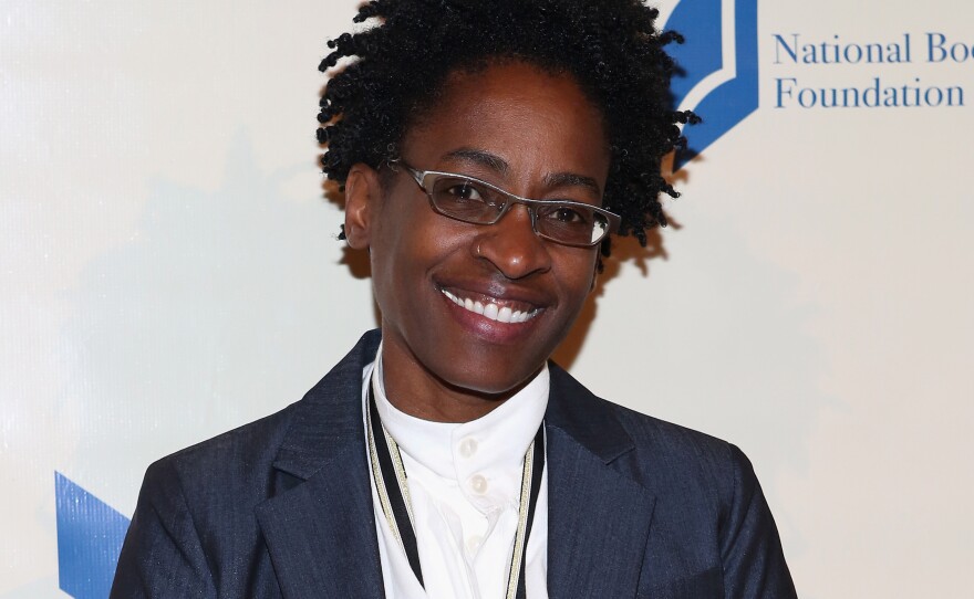 Jacqueline Woodson attends 2014 National Book Awards.