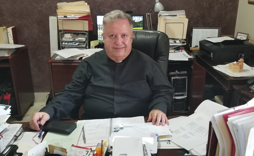The Rev. Juan Sosa has been the priest of St. Joseph Catholic Church for 10 years.He said he still holds out hope that missing members of his congregation will be found alive.