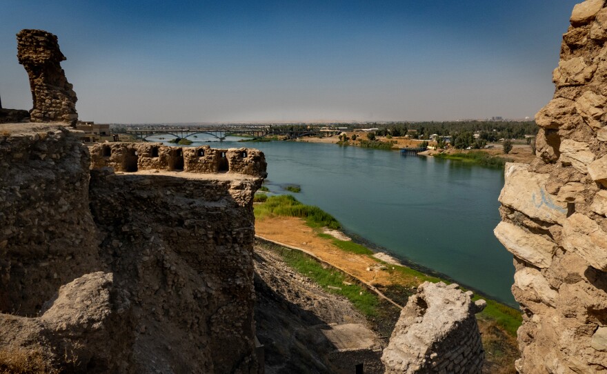 The River Tigris in Mosul.