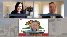 San Diego County Supervisors Nora Vargas, Joel Anderson and Terra Lawson-Remer on during their virtual swearing-in ceremony on Jan. 4, 2020.