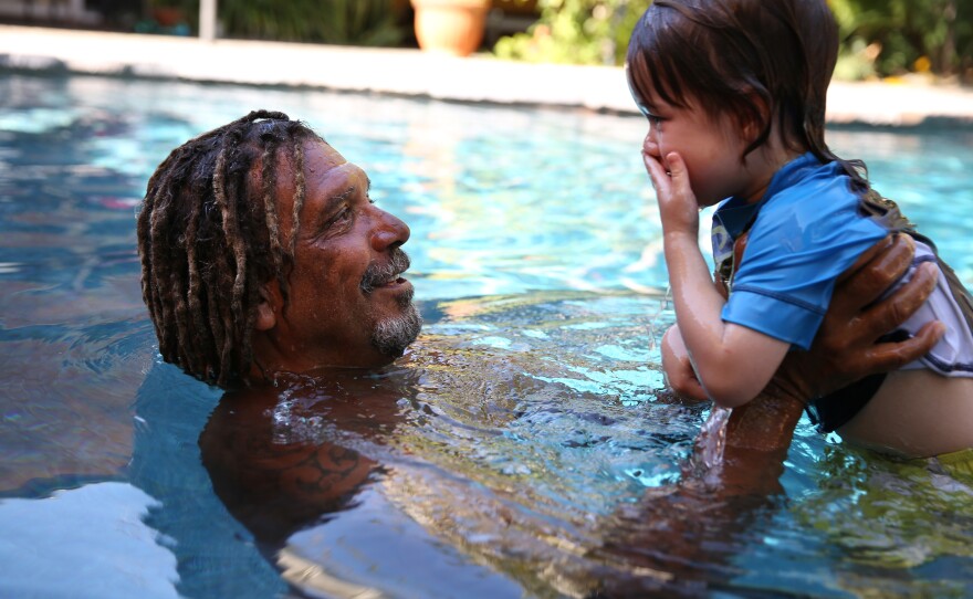 "After two or three times in the pool with me," Cooper says, "they recognize, 'Ok, this guy is serious. He's not taking no for an answer. I'm going to do this.' "