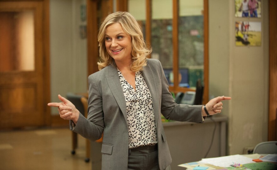 Amy Poehler plays Leslie Knope on <em>Parks and Recreation</em>, which will air its final season next year. Poehler says, "It's a privilege in television to be able to have a proper goodbye."
