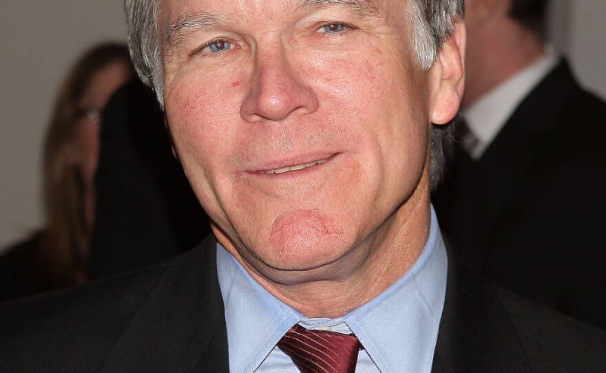 <em>New York Times</em> Executive Editor Bill Keller, seen at a benefit in 2008, is stepping down to become a full-time writer for the paper.