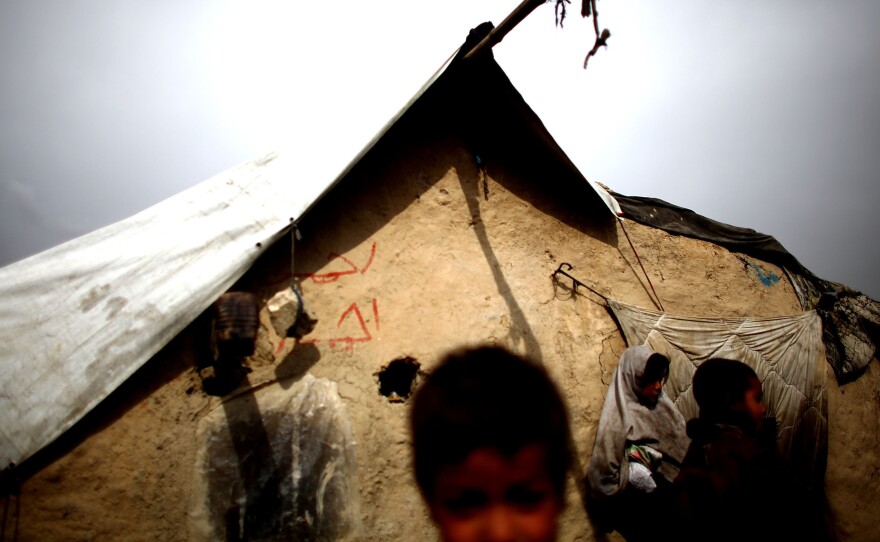 The poverty in Afghanistan takes a particular toll on children. These youngsters live in a mud-walled home in the Nasaji Bagrami camp in Kabul for internally displaced Afghans. In the most dire of circumstances, a parent might abandon or sell a child.