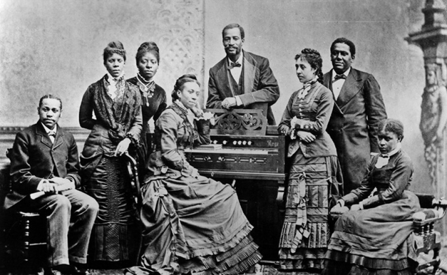 The Jubilee Singers circa 1875.
