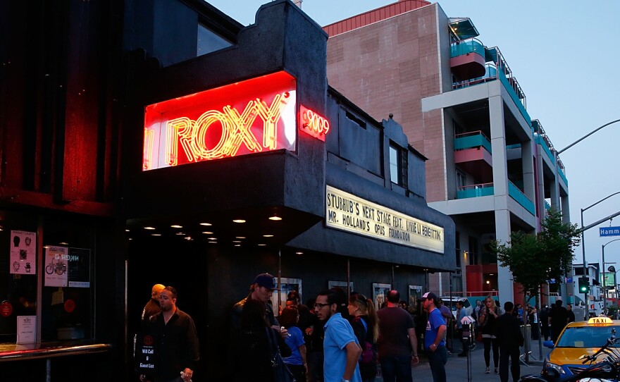 The Roxy Theatre in West Hollywood, CA will be one of 48 venues across the country affected by AEG's new policy.