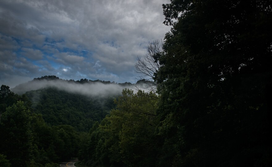 Deep in the Appalachian Mountains.