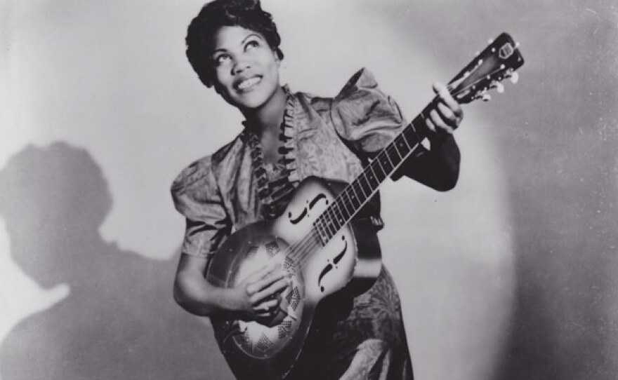 Publicity photo of Sister Rosetta Tharpe at the age of 23.