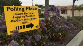 A polling place at Lopez Ridge Park in Mira Mesa, June 7, 2016.