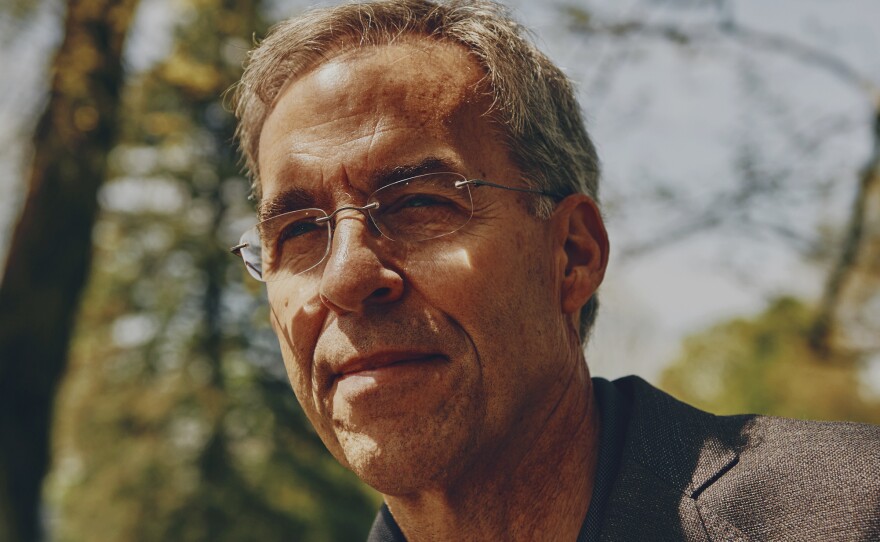 Rick Atkinson, author of <em>The British Are Coming, </em>in Lexington, Mass.