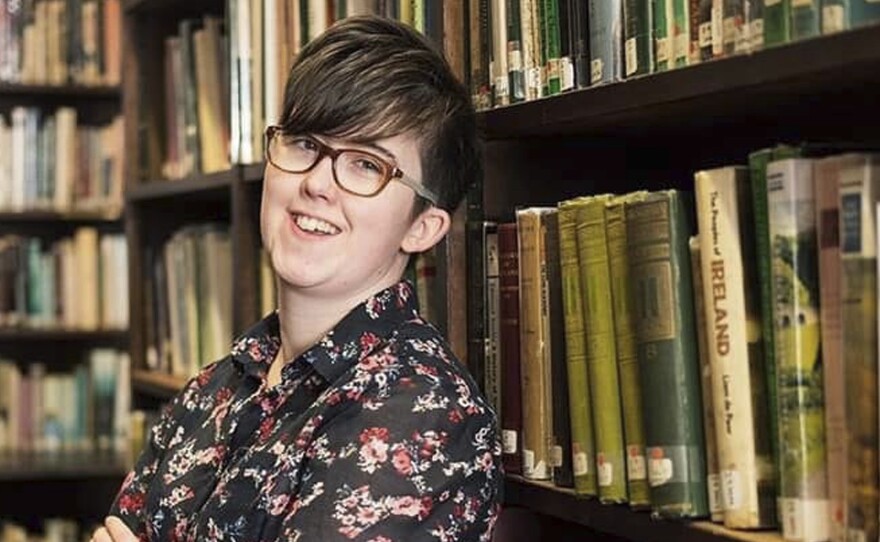 Irish journalist Lyra McKee who was shot and killed during clashes between militant republicans and police in Londonderry, Northern Ireland.