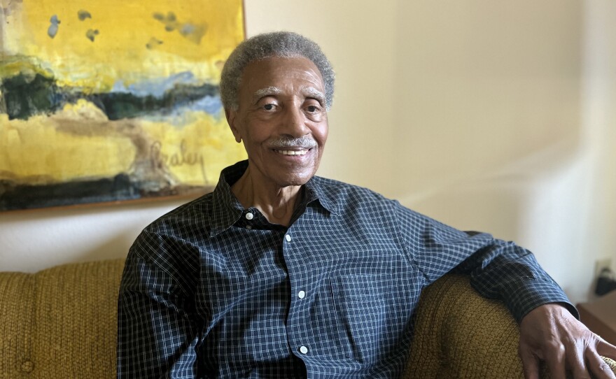 Hal Brown at his home in San Diego, CA, Feb 11, 2022.